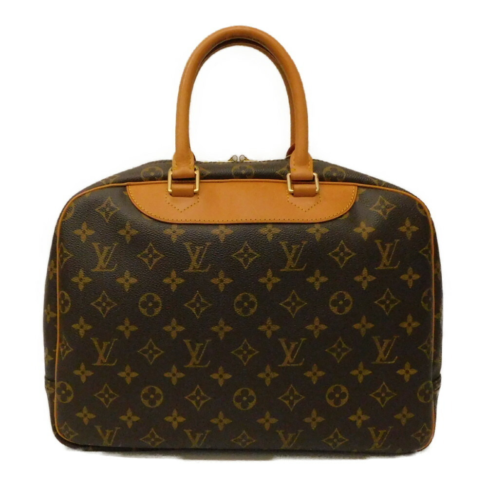 Louis Vuitton Deauville Handbag Brown Monogram